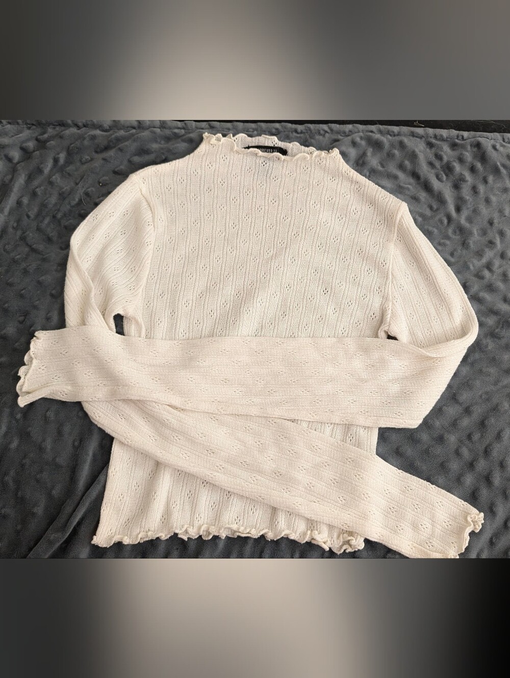 Super Cute Knit Forever21 Crop Top Size Small Perfect Condition